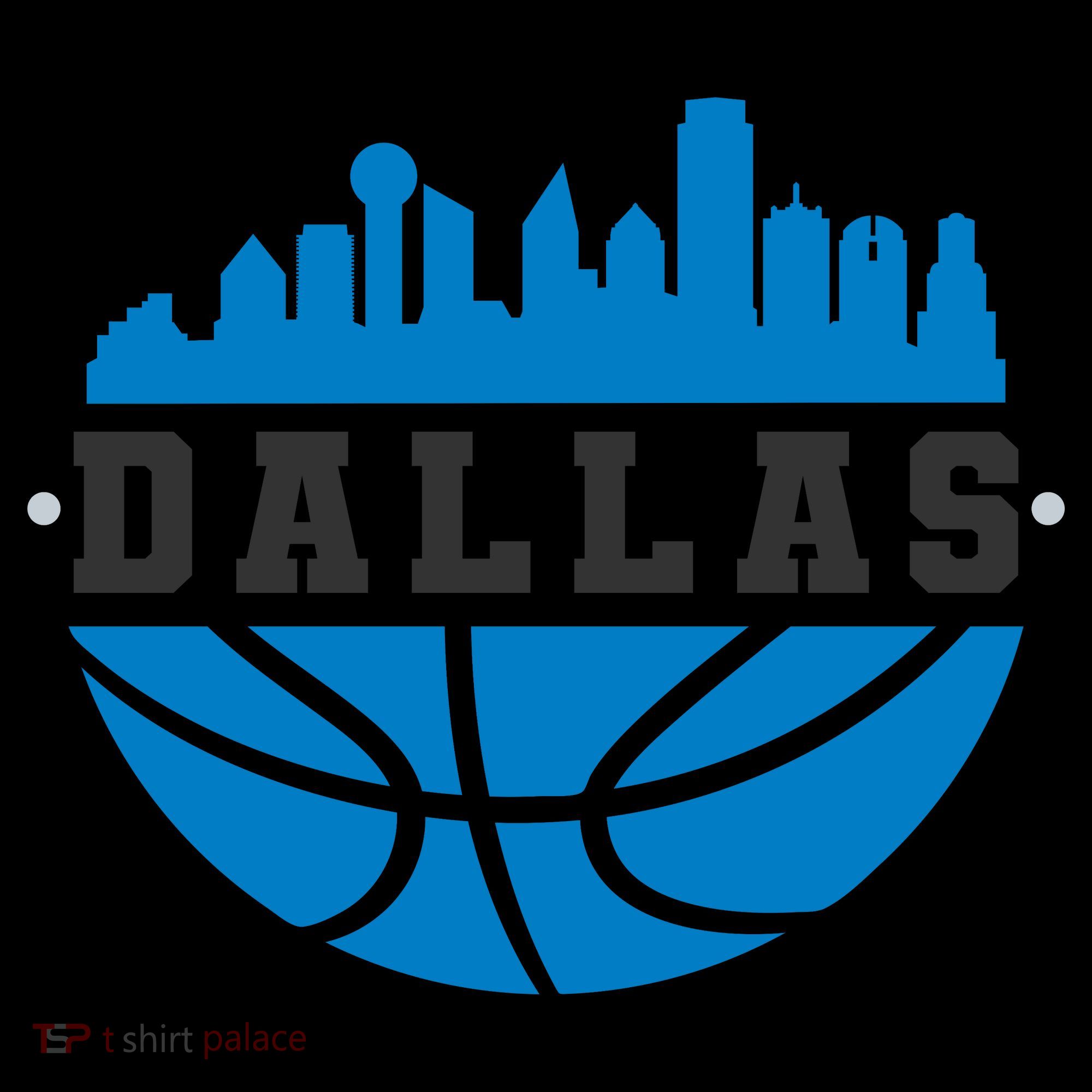 Dallas Basketball City Skyline Coffee Mug
