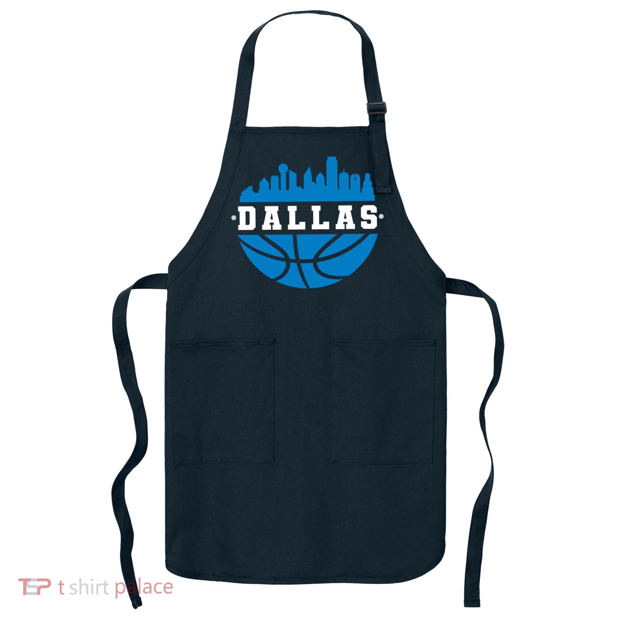 Dallas Basketball City Skyline Apron