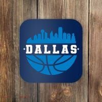 Dallas Basketball City Skyline Coaster thumb 0