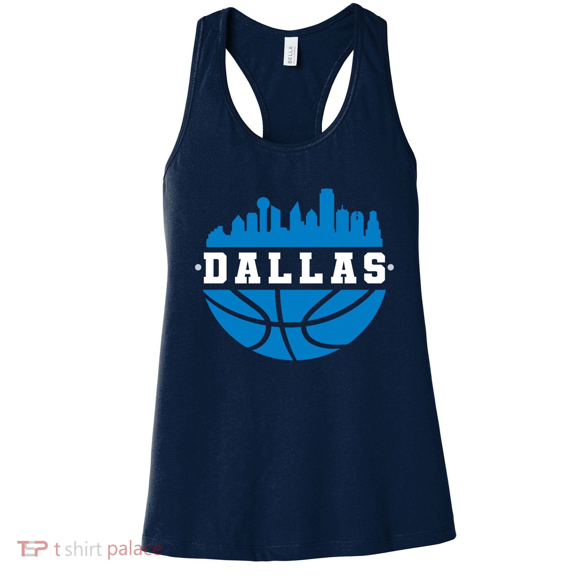 Dallas Basketball City Skyline Women's Tank Top