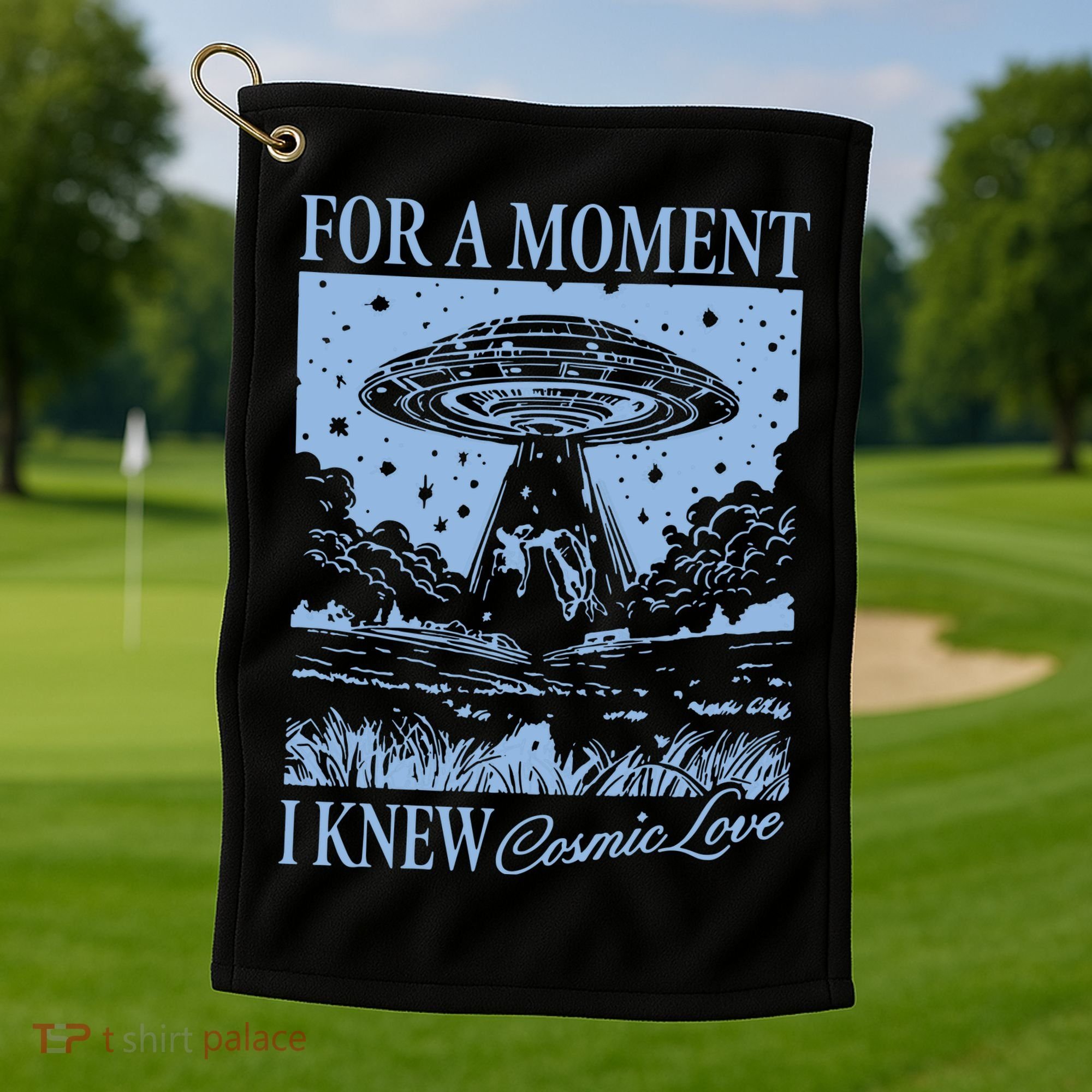 Down Bad Cosmic Love The Tortured Poets Golf Towel