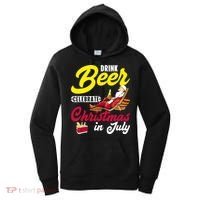 Drink Beer Celebrate Christmas In July, Summer Paradise Women's Hoodie thumb 0