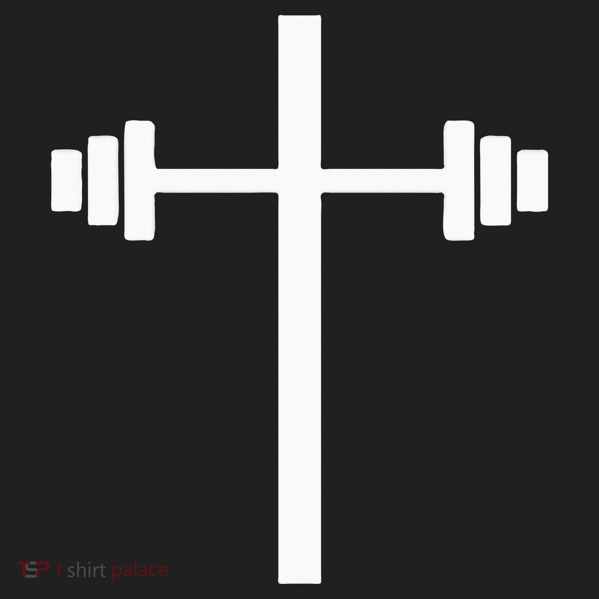 Dumbbell Barbell Cross Christian Gym Workout Lifting Women's Sweatshirt