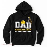 Dad Birthday Crew Construction Birthday Party Hoodie thumb 0