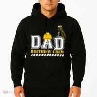 Dad Birthday Crew Construction Birthday Party Hoodie thumb 2