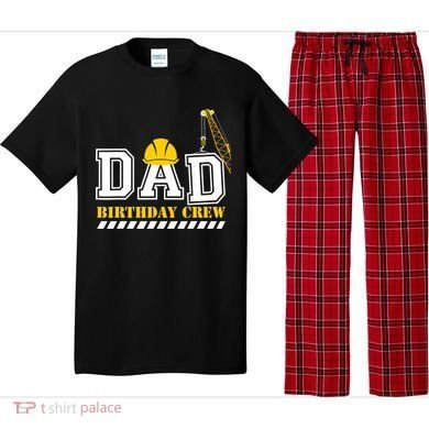 Dad Birthday Crew Construction Birthday Party Pajama Set