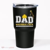 Dad Birthday Crew Construction Birthday Party Tumbler thumb 0