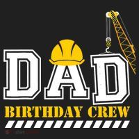 Dad Birthday Crew Construction Birthday Party Hat thumb 2