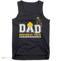 Dad Birthday Crew Construction Birthday Party Tank Top thumb 0