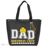 Dad Birthday Crew Construction Birthday Party Tote Bag thumb 0