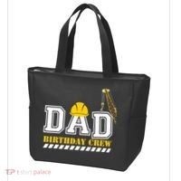 Dad Birthday Crew Construction Birthday Party Tote Bag thumb 3