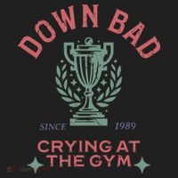 Down Bad Crying At The Gym Ttpd Women's Sweatshirt thumb 2