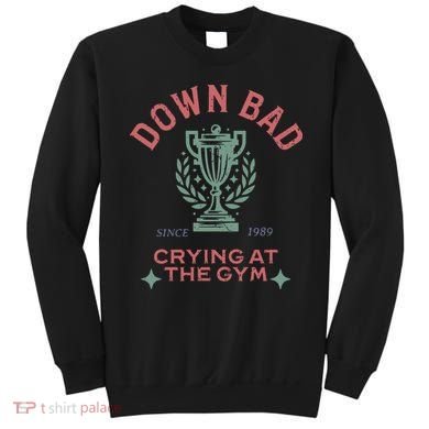 Down Bad Crying At The Gym Ttpd Sweatshirt