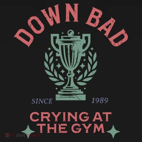 Down Bad Crying At The Gym Ttpd Women's Hoodie