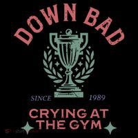 Down Bad Crying At The Gym Ttpd Mousepad thumb 1