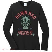 Down Bad Crying At The Gym Ttpd Women's Long Sleeve Shirt thumb 0