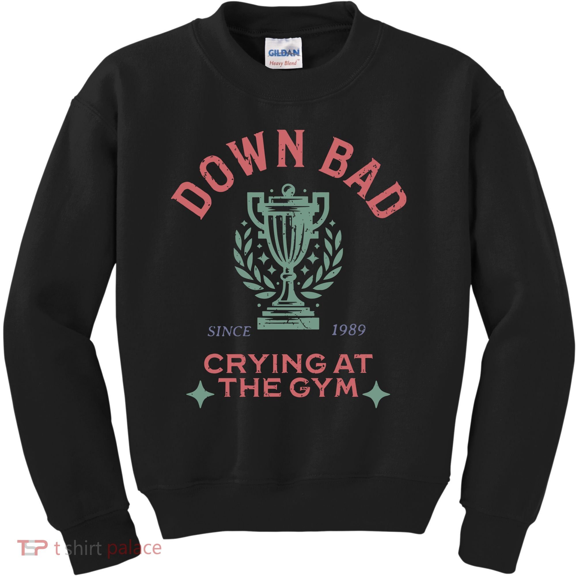 Down Bad Crying At The Gym Ttpd Kids Sweatshirt