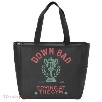 Down Bad Crying At The Gym Ttpd Tote Bag