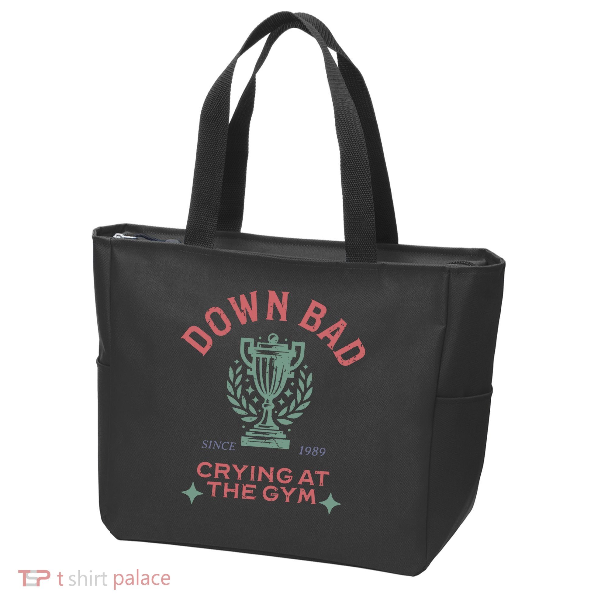 Down Bad Crying At The Gym Ttpd Tote Bag