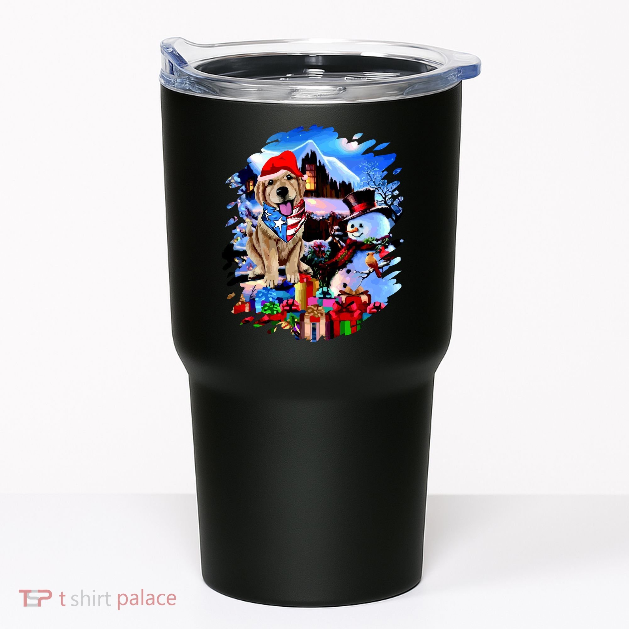 Dog's Best Christmas Tumbler