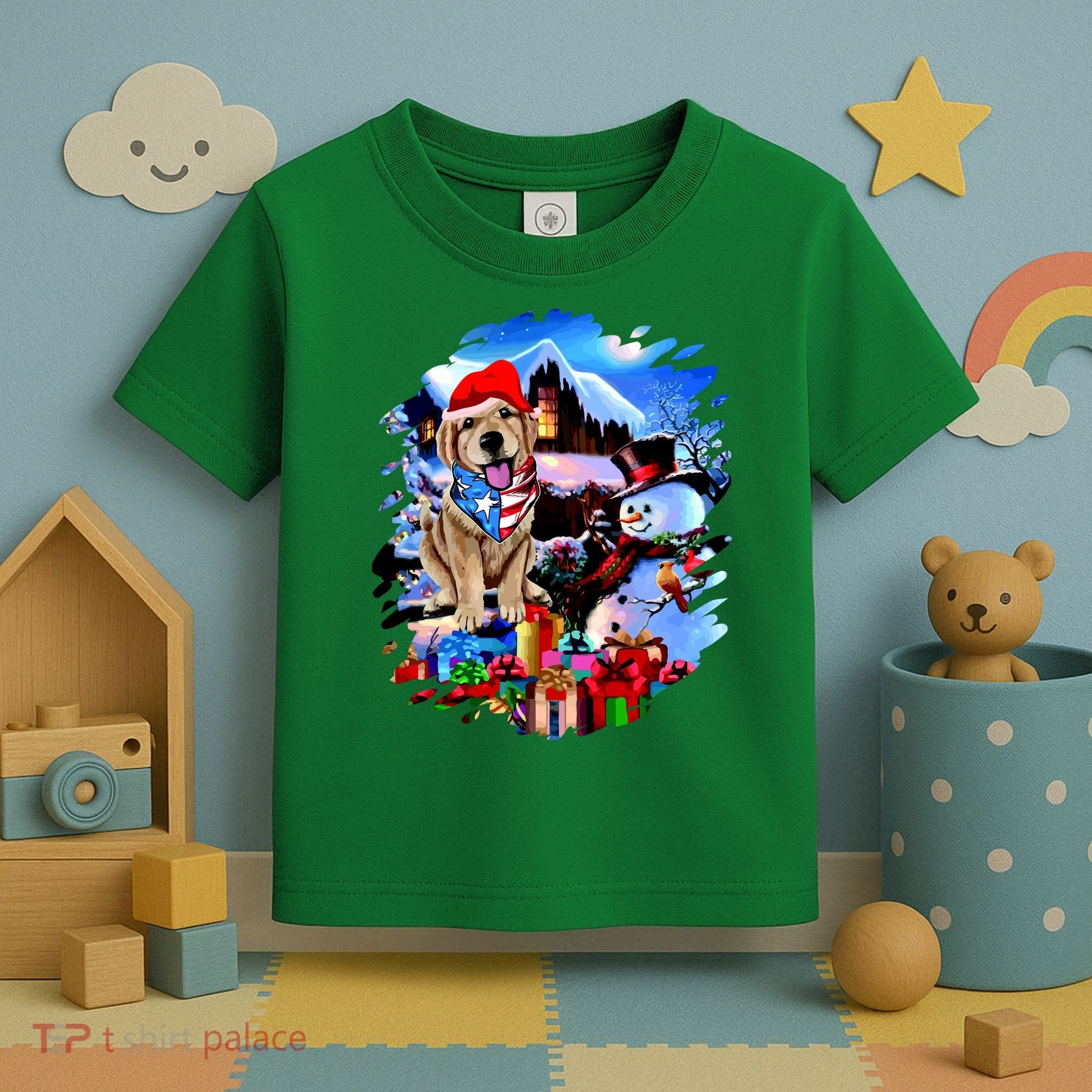 Dog's Best Christmas Toddler T-Shirt