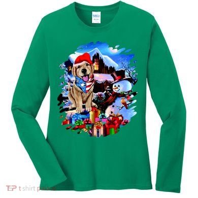 Dog's Best Christmas Women's Long Sleeve Shirt