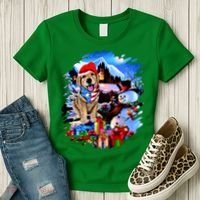 Dog's Best Christmas Women's T-Shirt thumb 3