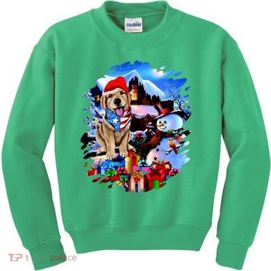 Dog's Best Christmas Kids Sweatshirt