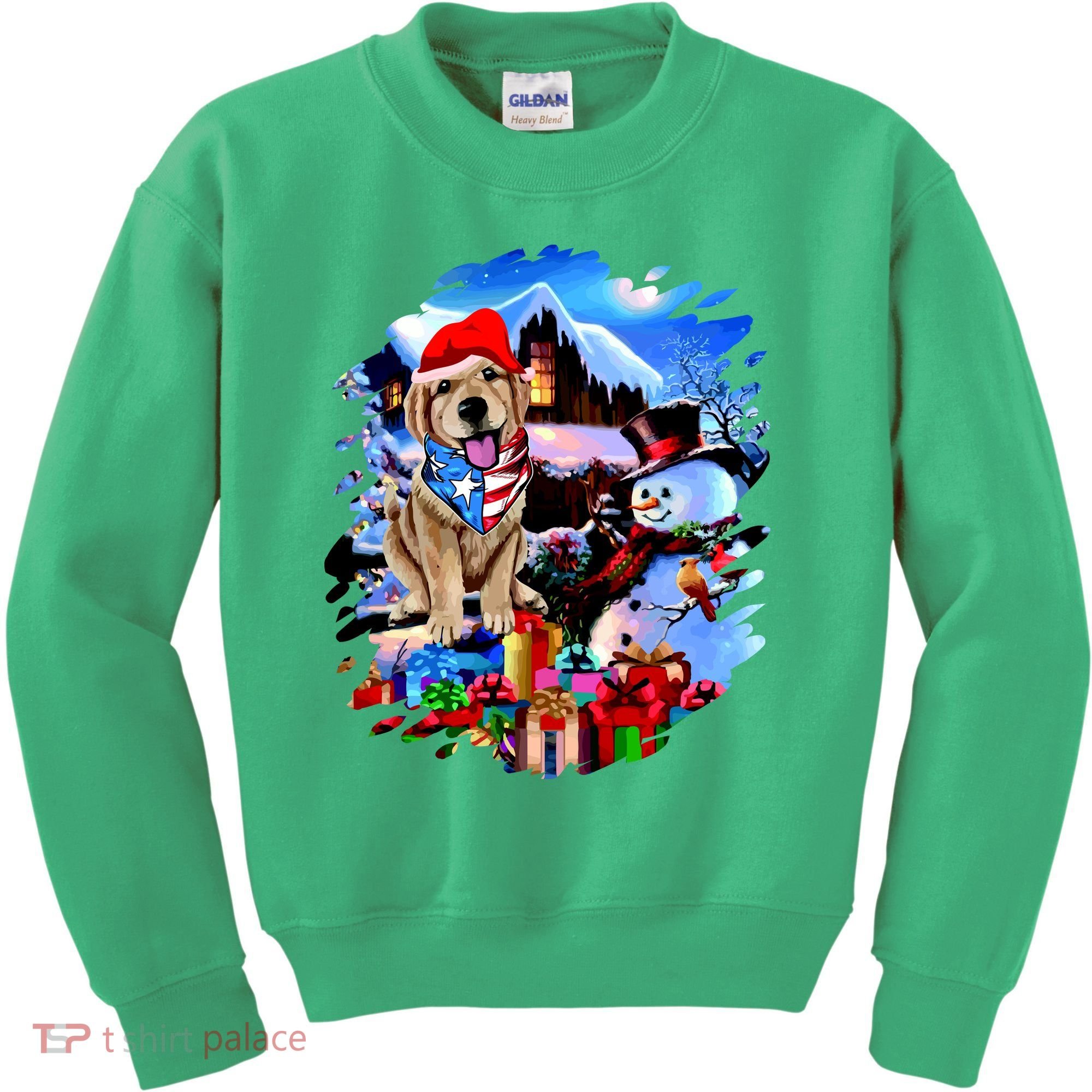 Dog's Best Christmas Kids Sweatshirt