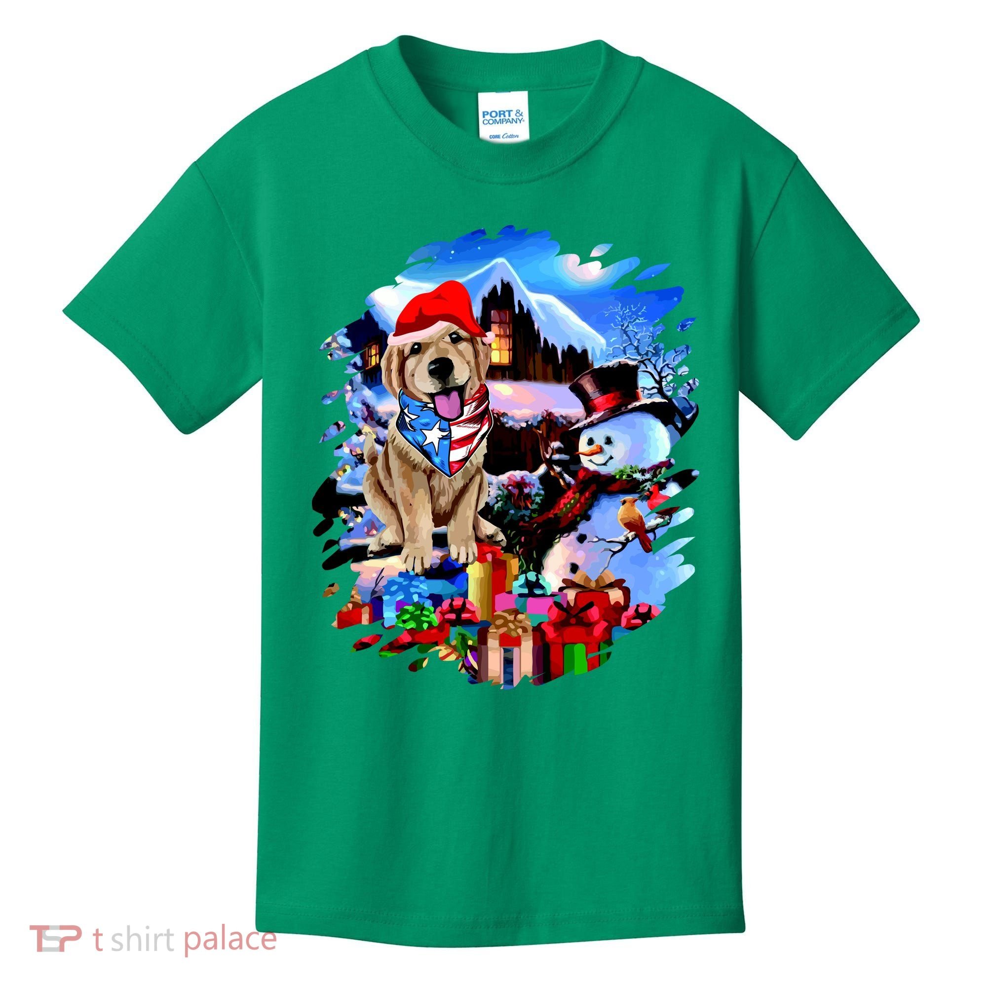 Dog's Best Christmas Kids T-Shirt