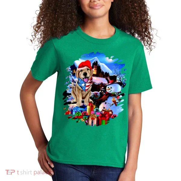 Dog's Best Christmas Kids T-Shirt