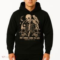 Dry Bones Come To Life Christian Skeleton Hoodie thumb 2