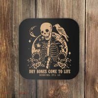 Dry Bones Come To Life Christian Skeleton Coaster thumb 0