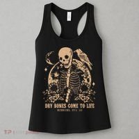 Dry Bones Come To Life Christian Skeleton Women's Tank Top thumb 3