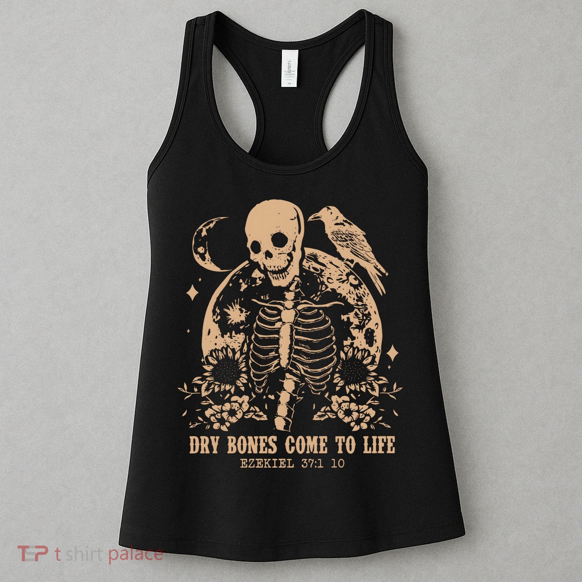 Dry Bones Come To Life Christian Skeleton Women's Tank Top