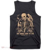 Dry Bones Come To Life Christian Skeleton Tank Top thumb 0