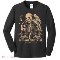 Dry Bones Come To Life Christian Skeleton Kids Long Sleeve Shirt thumb 0