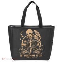 Dry Bones Come To Life Christian Skeleton Tote Bag thumb 0