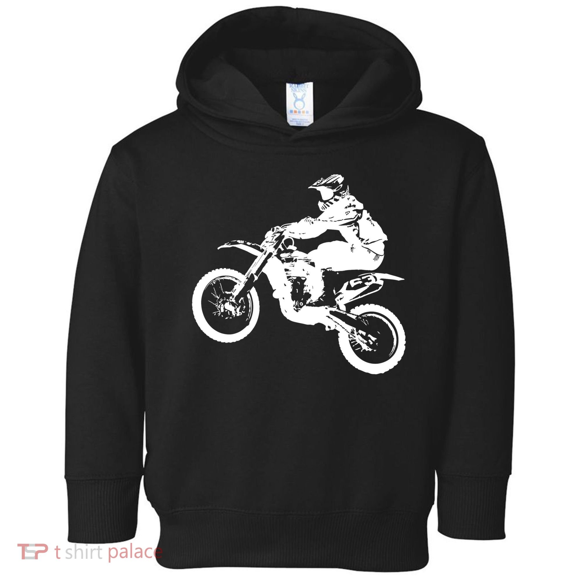 Dirt Bike Cool Gift Motocross Enduro Cool Gift Toddler Hoodie