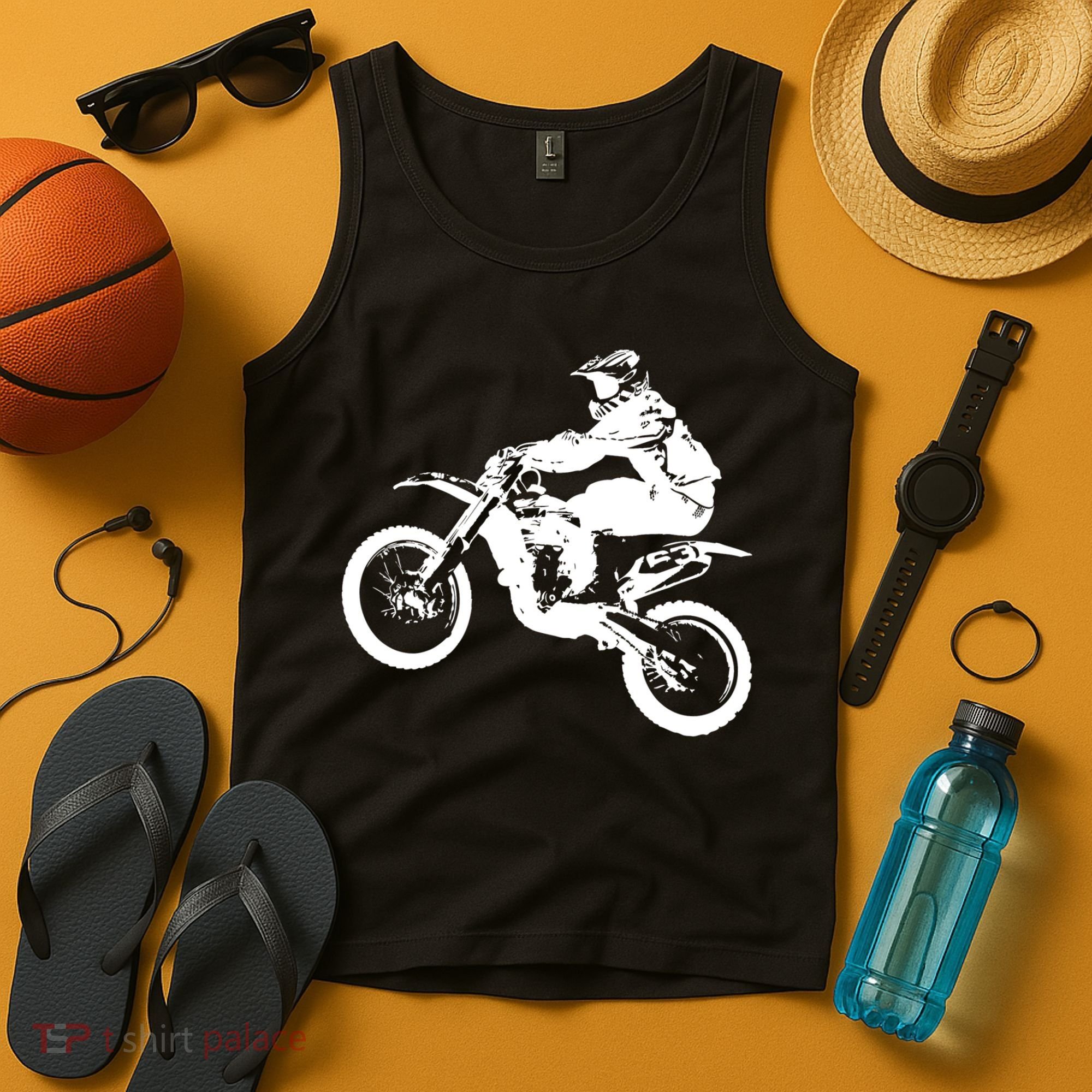 Dirt Bike Cool Gift Motocross Enduro Cool Gift Tank Top
