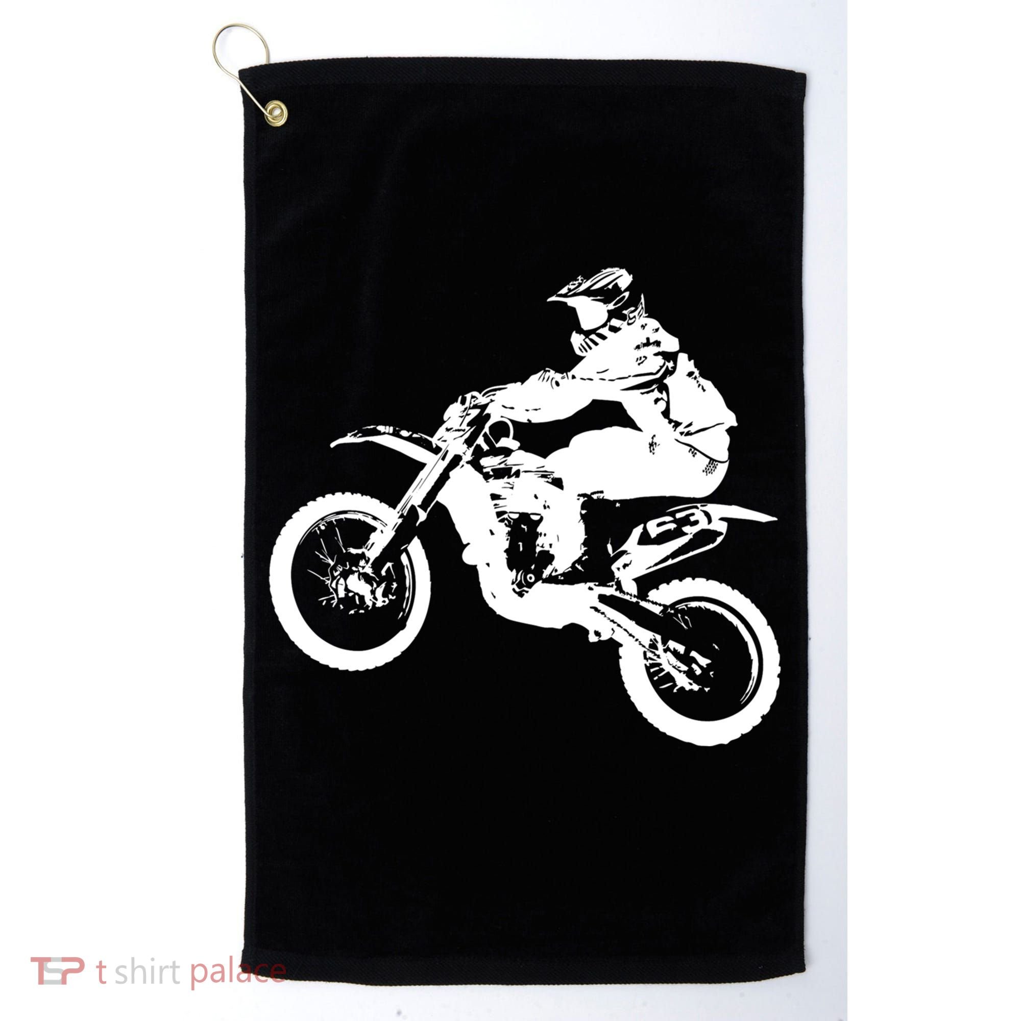 Dirt Bike Cool Gift Motocross Enduro Cool Gift Golf Towel