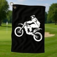 Dirt Bike Cool Gift Motocross Enduro Cool Gift Golf Towel thumb 1