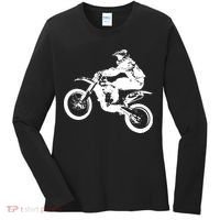 Dirt Bike Cool Gift Motocross Enduro Cool Gift Women's Long Sleeve Shirt thumb 0