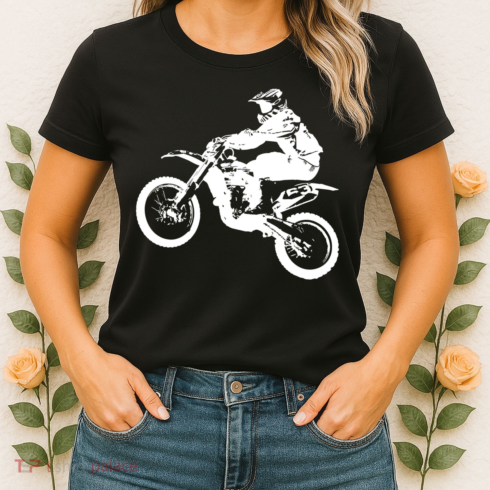Dirt Bike Cool Gift Motocross Enduro Cool Gift Women's T-Shirt