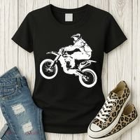 Dirt Bike Cool Gift Motocross Enduro Cool Gift Women's T-Shirt thumb 3