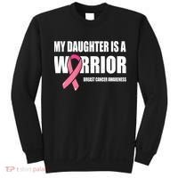 Daughter Breast Cancer Breast Cancer Warrior Sweatshirt thumb 0