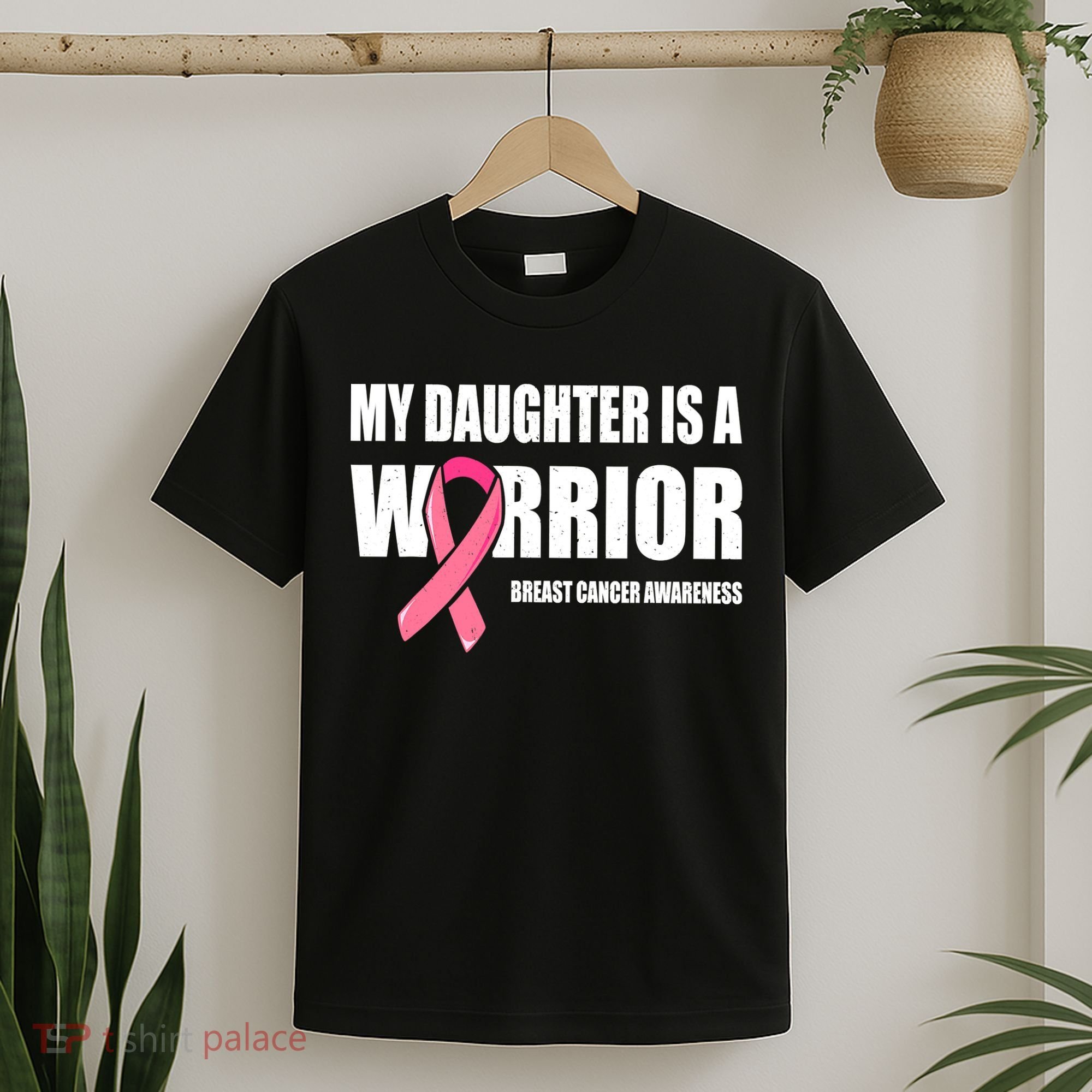 Daughter Breast Cancer Breast Cancer Warrior T-Shirt