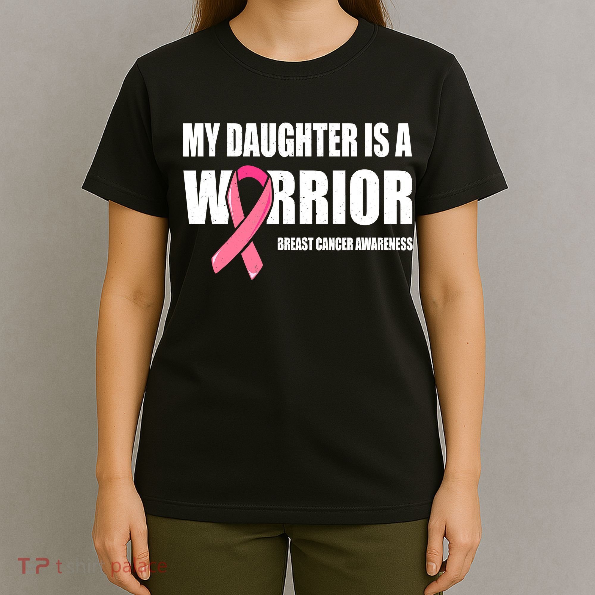Daughter Breast Cancer Breast Cancer Warrior T-Shirt