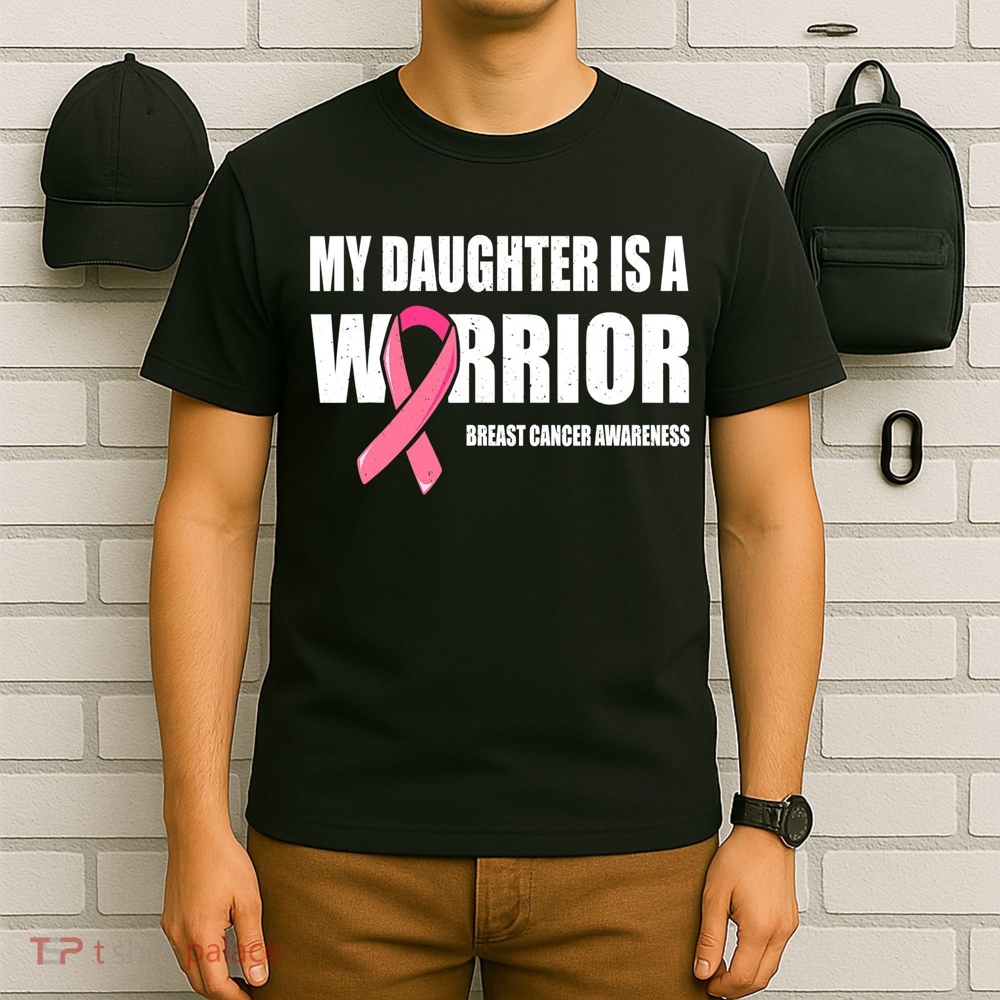 Daughter Breast Cancer Breast Cancer Warrior T-Shirt