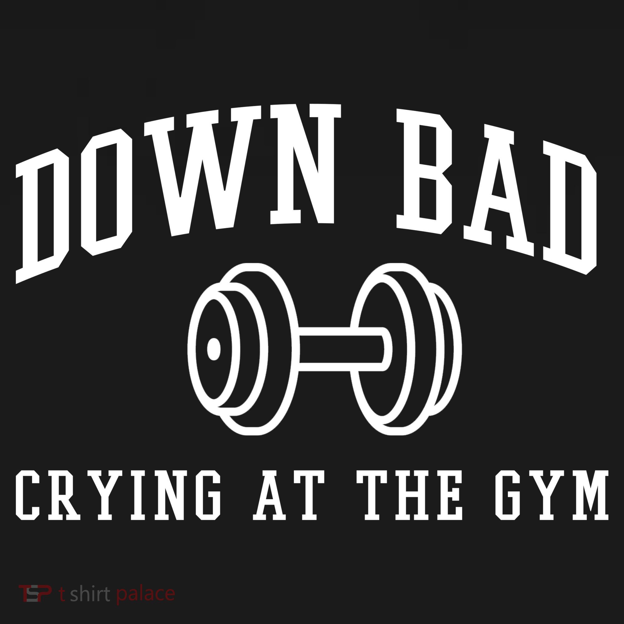 Down Bad Crying At The Gym Funny Backpack